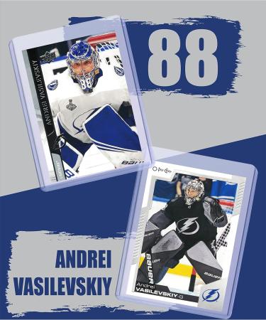 Andrei Vasilevskiy (5) Assorted Hockey Cards Bundle - Tampa Bay Lightning Gift Pack - Buy Online on GoSupps.com