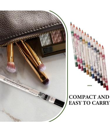Didiseaon 36 pcs Lip Waterproof Pen Pencil Eye Eyebrow Makeup Cosmetic Long Liner Lasting Eyeliner Colorful - Buy Online on GoSupps.com