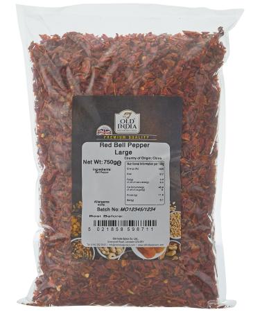 Old India Red Bell Pepper Large 750g 750 g (Pack of 1)