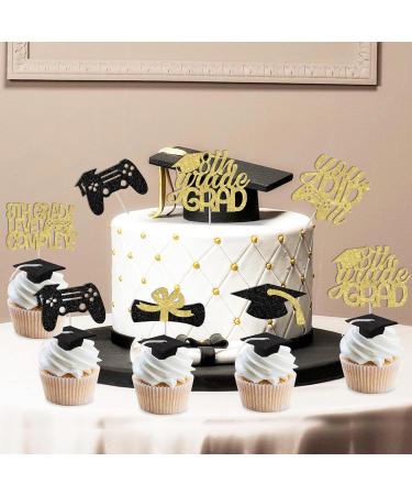 Wonmelody 8th Grade Grad Party Decorations 8th Grade Level Complete Cupcake Topper 8th Grade Grad Cake Topper Decor Class of 2024 Grade Grad Decor You Did It Decor Eighth Grade Grad Decors Supplies - Buy Online on GoSupps.com
