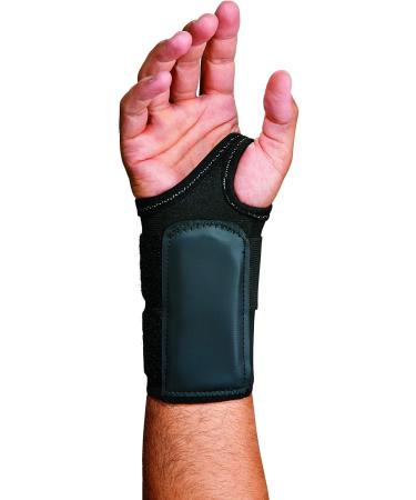 Ergodyne ProFlex 4010 Double-Strap Right Wrist Support - Medium Black | International Shipping Available - Buy Online on GoSupps.com