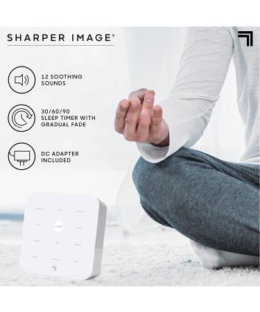 SHARPER IMAGE Ultimate Sleep White Noise Machine | Relaxing Music & Nature Sounds | Stress & Anxiety Relief | USB Cord | Holiday Gift - Buy Online on GoSupps.com
