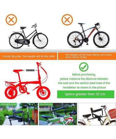 Innolife Kids Bike Seat | Front Mounted Child Bike Seat for 8M - 6Y Children - Buy Online on GoSupps.com