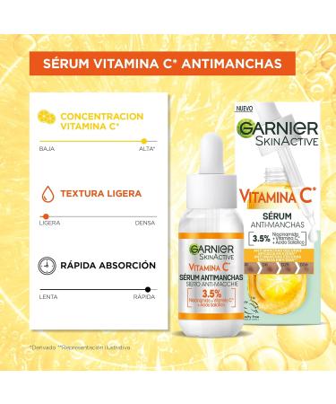 Garnier Anti Stain Serum with Vitamin C Niacinamide and Salicylic Acid Multicolor - Buy Online on GoSupps.com
