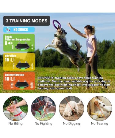 Remote Dog Training Collar with Sound & Vibration Modes - Rechargeable & Waterproof - 1000FT Range - Orange - Buy Online on GoSupps.com
