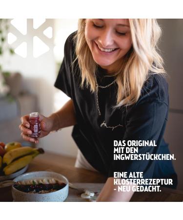Kloster Kitchen Bio Ginger Shot Set d'Essai L I 5 vari t s 5x 360 ml + 5x 30 ml avec de vrais morceaux de gingembre I Coffret Cadeau Shot de Gingembre vegan I doux- pic (incl. 1 25 de consigne) - Buy Online on GoSupps.com