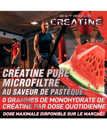Farma Fusion 100% Microfiltered Creatine Monohydrate | 5000mg Creatine Per Daily Dose | Improves Physical Endurance & Muscle Growth | Easy Dissolving | 300 Gr. Watermelon Taste - Buy Online on GoSupps.com