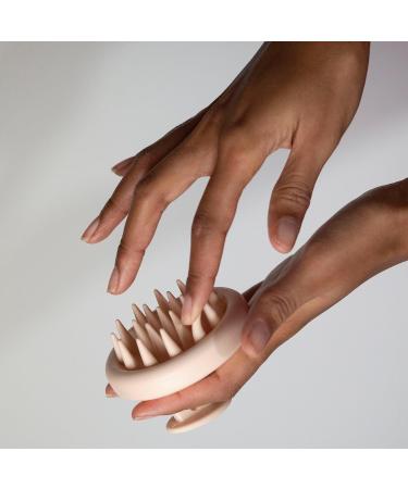 Hair Gain Scalp Massager Shampoo Brush | Hair Growth & Scalp Peeling for Healthy Hair Care & Relaxation | Soft Flexible Silicone Bristles - Buy Online on GoSupps.com