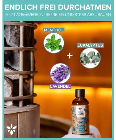 Hero Green Organic Sauna Infusion - 100ml x 2 Pack with Menthol Eucalyptus & Lavender - Nature's Essential Organic Oils for Relaxation - Buy Online on GoSupps.com