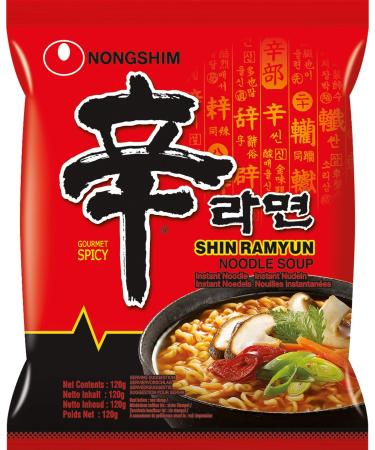 Shin Ramyun Gourmet Spicy Noodle Soup Instant Noodles - Nongshim - 120g
