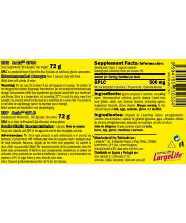 Amix Pro GPLC Nitric Oxide Booster 90 caps - Buy Online on GoSupps.com