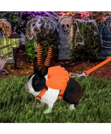 Filhome 2-Piece Rabbit Leash Set - Soft Breathable Pet Halloween Costume for XS Rabbits (11-22cm Neck 17-28cm Chest) - Buy Online on GoSupps.com