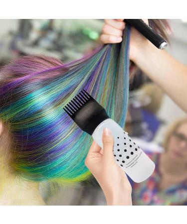 Hair Oil Applicator Bottle Bottle Applicator Brush Hair Oiling Applicator Bottle | Hair Oiling Applicator Bottle Hair Dye Brush Bottle for Hair Dyeing Black - Buy Online on GoSupps.com