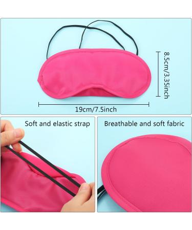 30-Piece Multicolored Blindfold Eye Masks for Games, Parties, Sleeping, and Travel - Adjustable Strap and Nose Pad Included - Buy Online on GoSupps.com