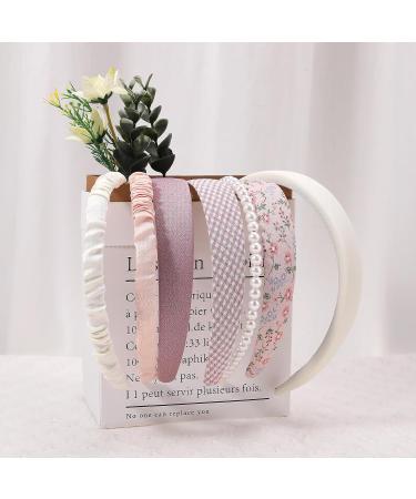 COMNICO Fashion Headbands for Women 7 Pieces Non Slip Girls Headbands Set Cute Fabric Sparkly Multiple Color Hair Bands Hair Accessories for Women Girls Kids Colorful A - Buy Online on GoSupps.com