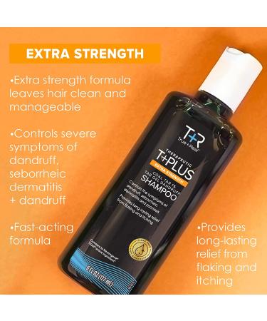 True+Real Therapeutic Plus Tar Gel Anti-Dandruff Shampoo 1% Coal Tar - Extra Strength 6 Fl Oz (Pack of 2) - Buy Online on GoSupps.com