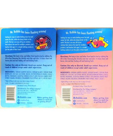 Mr. Bubble Original All-in-One Cleansing Bar - Body & Face Wash + Shampoo & Conditioner with Shea Butter & Strawberry Extract - International Shipping Available - Buy Online on GoSupps.com