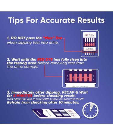 Prime Screen Multi Level Marijuana Urine Test Kit Highly Sensitive THC 5 Level Drug Test Kit Detects at 15 ng mL and 300 ng - pack Of 5 - Buy Online on GoSupps.com