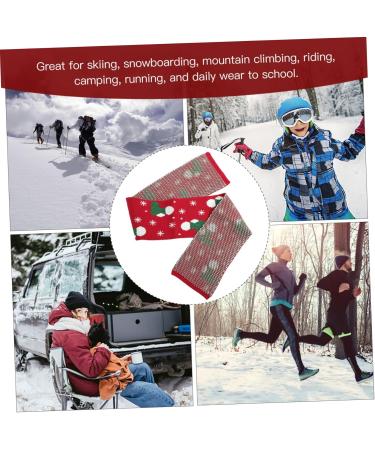 Elegant Subsofan Winter Scarf for Women | Red Christmas Scarf | Holiday Gift for Children | 124x19cm - Buy Online on GoSupps.com