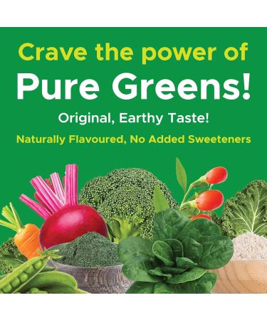 Active Green Pro - Greens Powder 14 Superfoods - Perfect for Smoothies - Antioxidants Fiber Vitamins & Minerals - Detox Your Body and Improve Health and Mood Unflavoured Unflavored - Buy Online on GoSupps.com