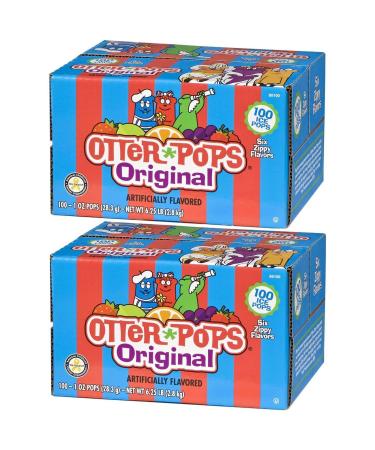 Otter Pops Assorted Freezer Pops, 100 CT (Pack of 2)