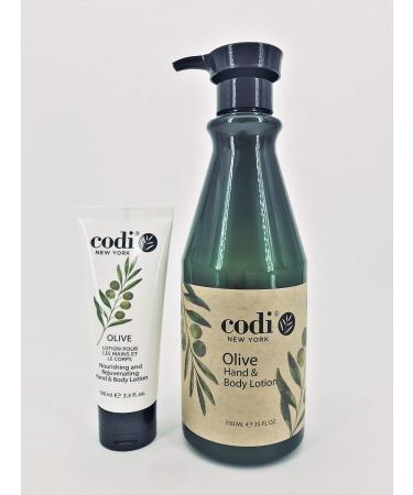 Codi Olive Hand and Body Lotion Big and Small Kit  750ml/25oz + 3.3oz/100ml - Buy Online on GoSupps.com
