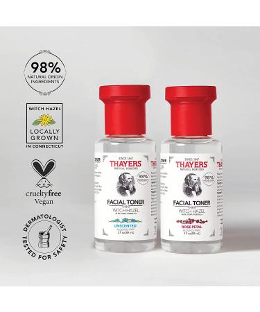 THAYERS Alcohol-Free Witch Hazel Toner with Aloe Vera - Unscented, 3 oz Trial Size - Buy Online on GoSupps.com