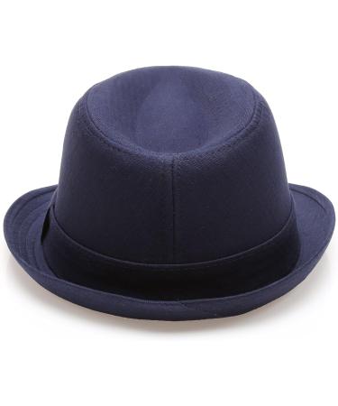 Classic 100% Cotton Twill Fedora Hat - Navy, Large-X-Large - Buy Online on GoSupps.com