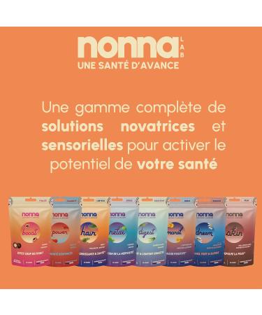 NONNA LAB - Boost - Helps to strengthen the body - Food supplements - Taurine & Guarana - Physical & Intellectual Energy - Cure 1 month - 30 Chocolate Pearls - Made in France - Buy Online on GoSupps.com