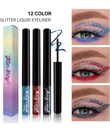 Glitter Eyeliner Liquid Eyeliner Glitter Glitter Eyeshadow Glitter Makeup Stage Makeup (9) - Buy Online on GoSupps.com
