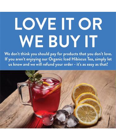 Organic Hibiscus Iced Tea Bags - 6 Pitcher Bags - Eco-Conscious Kraft Bag | FGO - Buy Online on GoSupps.com