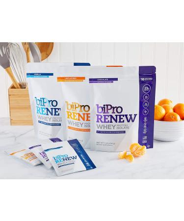 BiPro Renew 100% Whey Isolate Protein Powder - Unflavored 1lb | Dietitian Recommended, Sugar Free, Lactose Intolerant Friendly, Gluten & Hormone Free - Buy Online on GoSupps.com