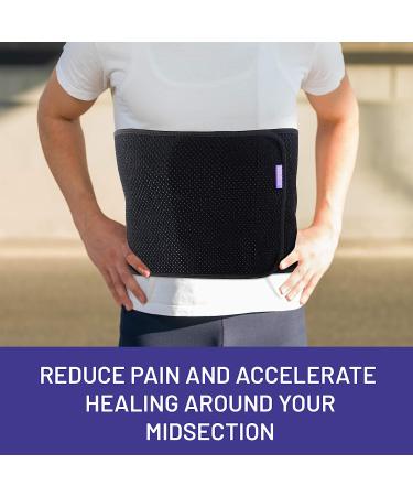 Everyday Medical Abdominal Binder Post Surgery - Bamboo Charcoal for Healing & Swelling Reduction - C-Section, Tummy Tuck, Gastric Bypass - Small/Medium - Buy Online on GoSupps.com