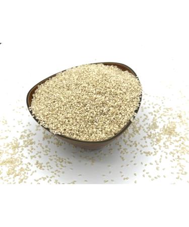 Organic Sesame Seeds Hulled 1kg of Nutritious & Flavorful Seeds - No Additives No Preservatives - Raw Vegan Non-GMO - Great for Baking Cooking and Sprinkling - Thames Organic 1kg - Buy Online on GoSupps.com