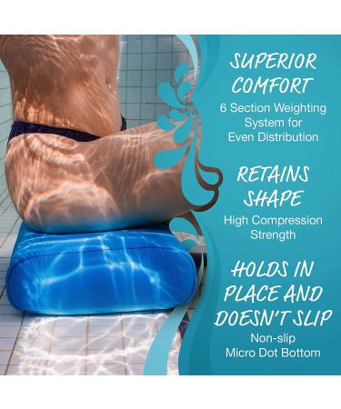 Star Splash Hot Tub Booster Seat - 15 x 12 x 5 Inches - Non-Slip Bottom - Quick Dry - for Adults and Kids - Indoor Outdoor Hottub - Buy Online on GoSupps.com