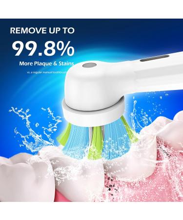 Toothbrush Heads Compatible with Braun Oral-B iO - Soft Replacement Heads for Oral-B IO 3 4 5 6 7 8 9 10 Series - 4 Pack - International Shipping Available - Buy Online on GoSupps.com