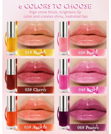 Lestpola Moisturizing Lip Comfort Gloss Lip Oil 2 pieces tinted lip oil lip gloss longlasting moisturizing lip care plumper nonsticky glossy lip tint flesh for women 01+02 - Buy Online on GoSupps.com