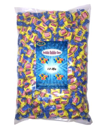 Dubble Bubble Gum 1.5 Lbs Original Flavor Individually Wrapped Original 24 Ounce (Pack of 1)