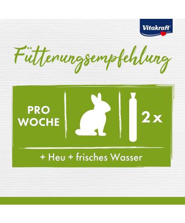 Vita Power Kr cker Mix for Dwarf Rabbits | Sugar & Grain-Free | Forest Berry Honey & Popcorn (3 Pieces) - International Shipping Available - Buy Online on GoSupps.com