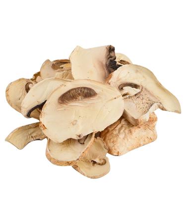 Harmony House Dried White Button Mushrooms - 3 oz Quart Jar for Cooking, Camping & Emergencies - Buy Online on GoSupps.com