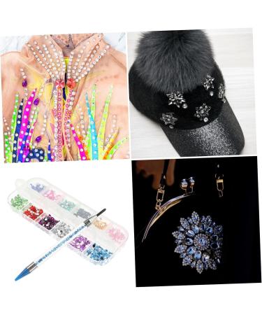 Healeved 1 Set Dotting Tools Gem Beads Jewelry Kits Gemstone Beads Crystal Ab Rhinestones Crystal Rhinestones Colorful Rhinestones Rhinestone for Nails Blue Suit Drilling Pen Manual - Buy Online on GoSupps.com