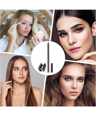 Waterproof Gel Eyebrow Eyeliner with Sharpener Long-Lasting Cosmetic Beauty Effect Natural Look for Girls and Women - Buy Online on GoSupps.com
