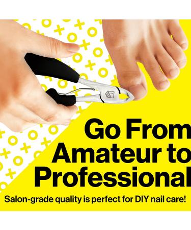 Harperton Podiatrist Toenail Clippers - Precision Nail Clipper for Thick or Ingrown Toenails - Buy Online on GoSupps.com