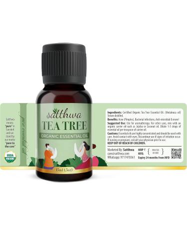 Satthwa Tea Tree Essential Oil (15ml) - Buy Online on GoSupps.com