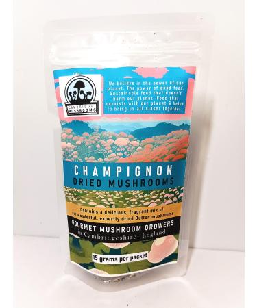 Dried Champignon Mushrooms (90g -15gx6 Packets)