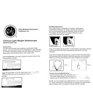 EMI Pink Clinical Lightweight 4 oz Dual Head Stethoscope - Premium Quality & International Shipping - Buy Online on GoSupps.com