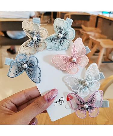 Arqumi 12 PCS Hair Clip Colorful Butterfly Design Hair Clip Hair Accessories for Girls Women 2Pink+2Purple+2Blue+2Green+2White+2Golden - Buy Online on GoSupps.com