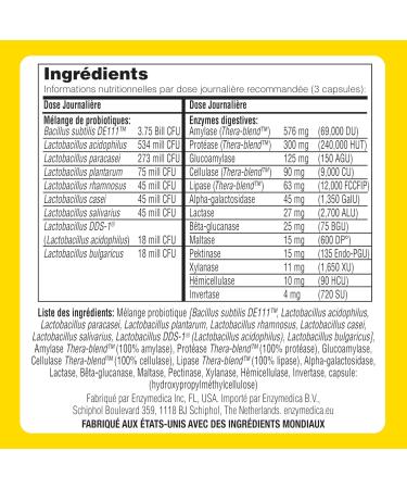 Enzymedica Digest Gold + Live Bacteria Fast Acting Enzymatic Formula Enhances Nutrient Absorption & Energy Gluten Free D - Buy Online on GoSupps.com