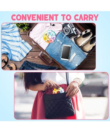 2 Pack Travel Weekly Pill Organizer - Portable 7 Day Pill Box - Cute Flower Design - Medicine Containers for Daily Use - Multi Colored Pill Dispenser - Buy Online on GoSupps.com