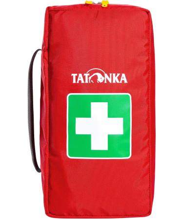 Tatonka First Aid M Bag - Empty First Aid Kit with Divided Compartment & Belt Loop - Red - 26x13.5x8 cm - Buy Online on GoSupps.com